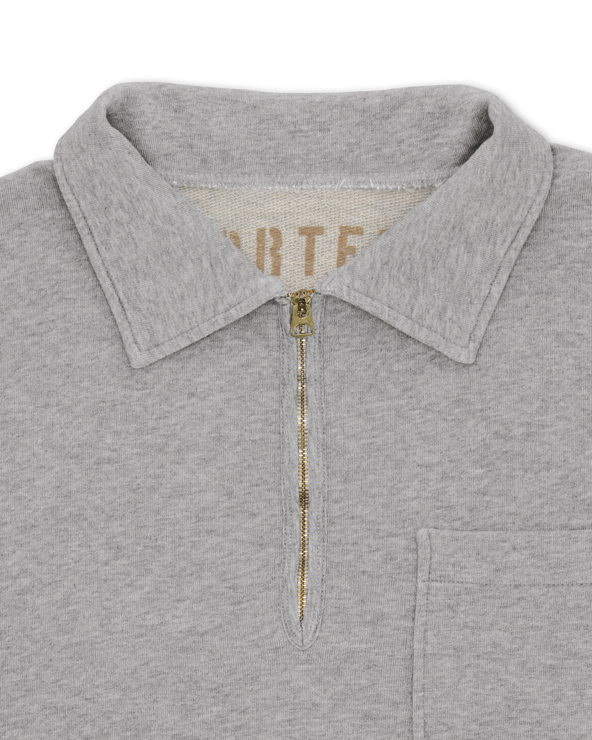 Yalepm Polo In Jersey Garzato Con Zip a Maniche Corte