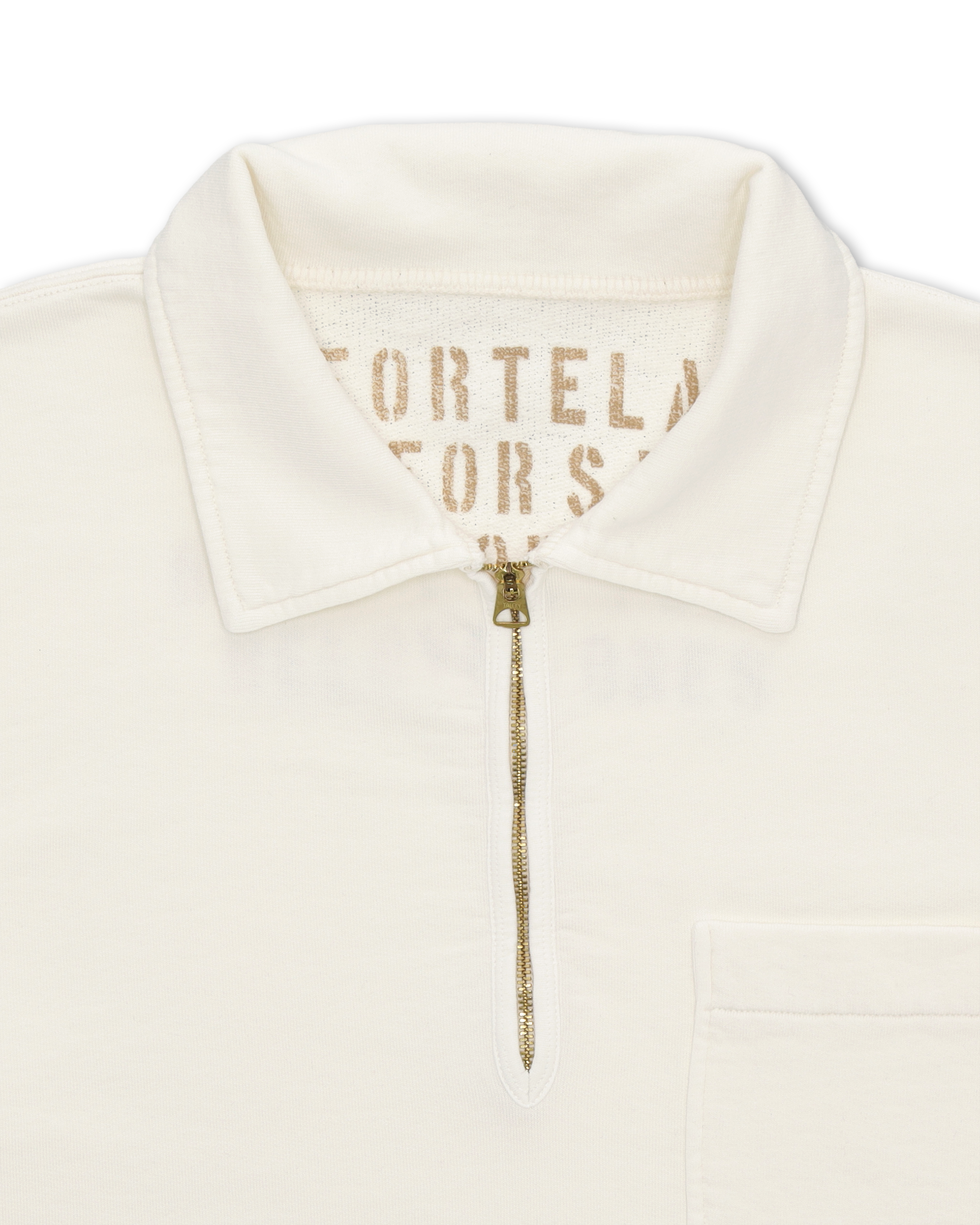 Yalepm Polo In Jersey Garzato Con Zip a Maniche Corte