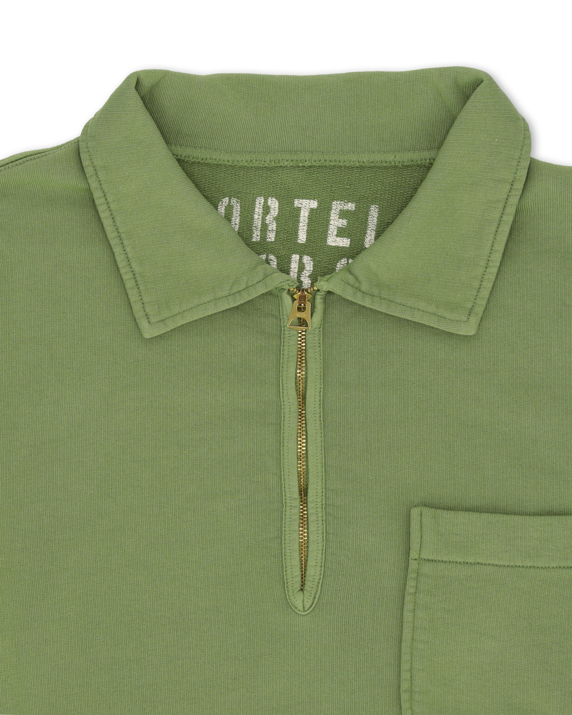 Yalepm Polo In Jersey Garzato Con Zip a Maniche Corte