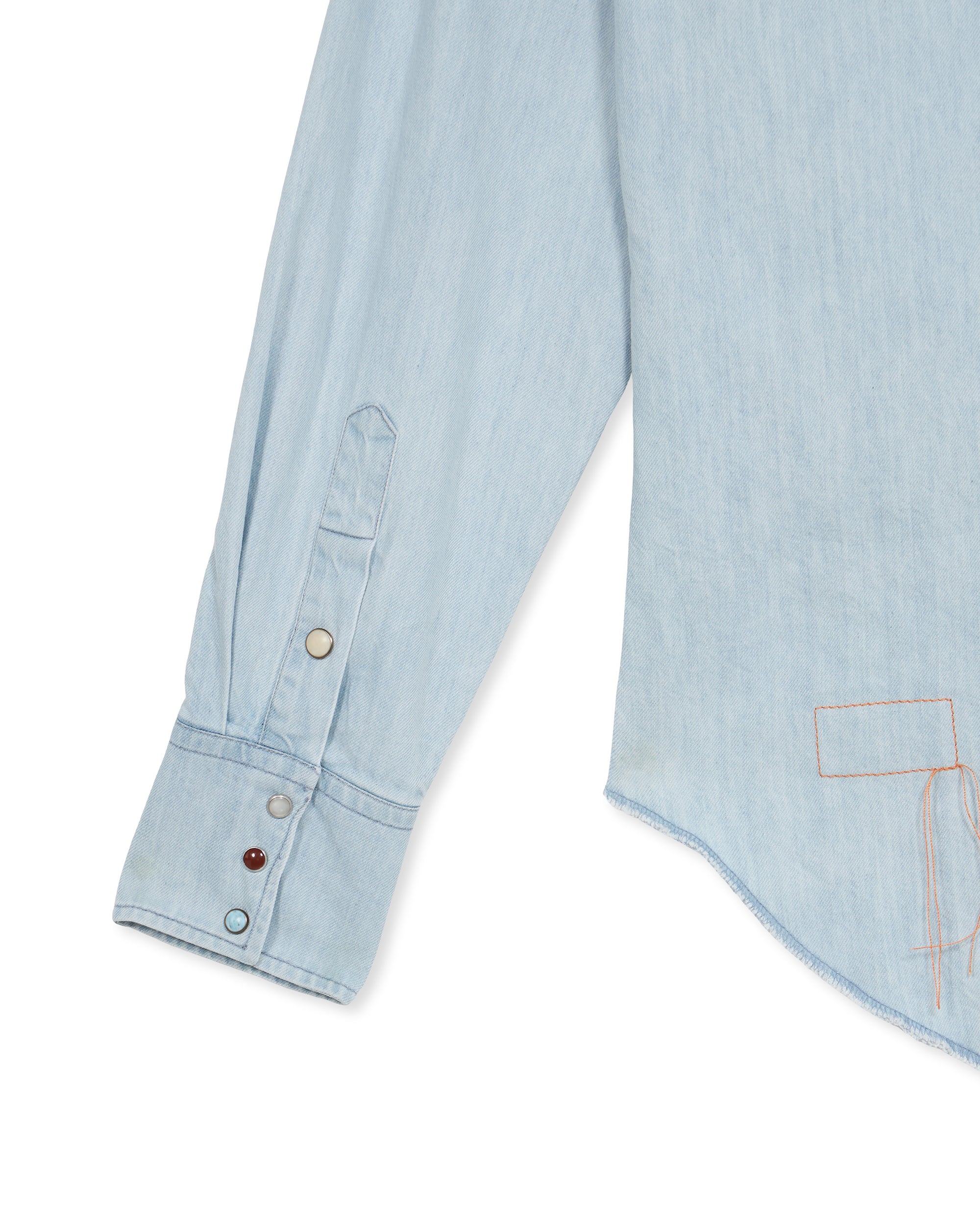 Yellowstone Camicia In Denim Stone Wash