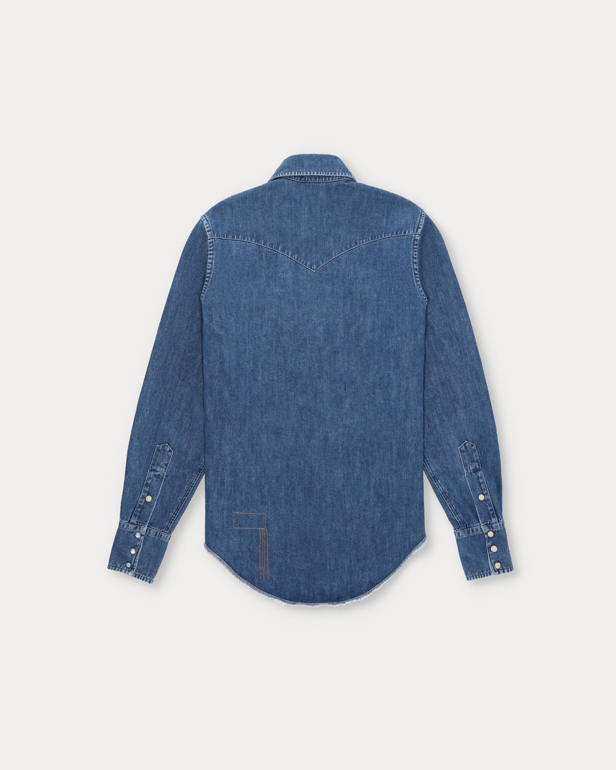Yellowstone Camicia In Denim Stone Wash