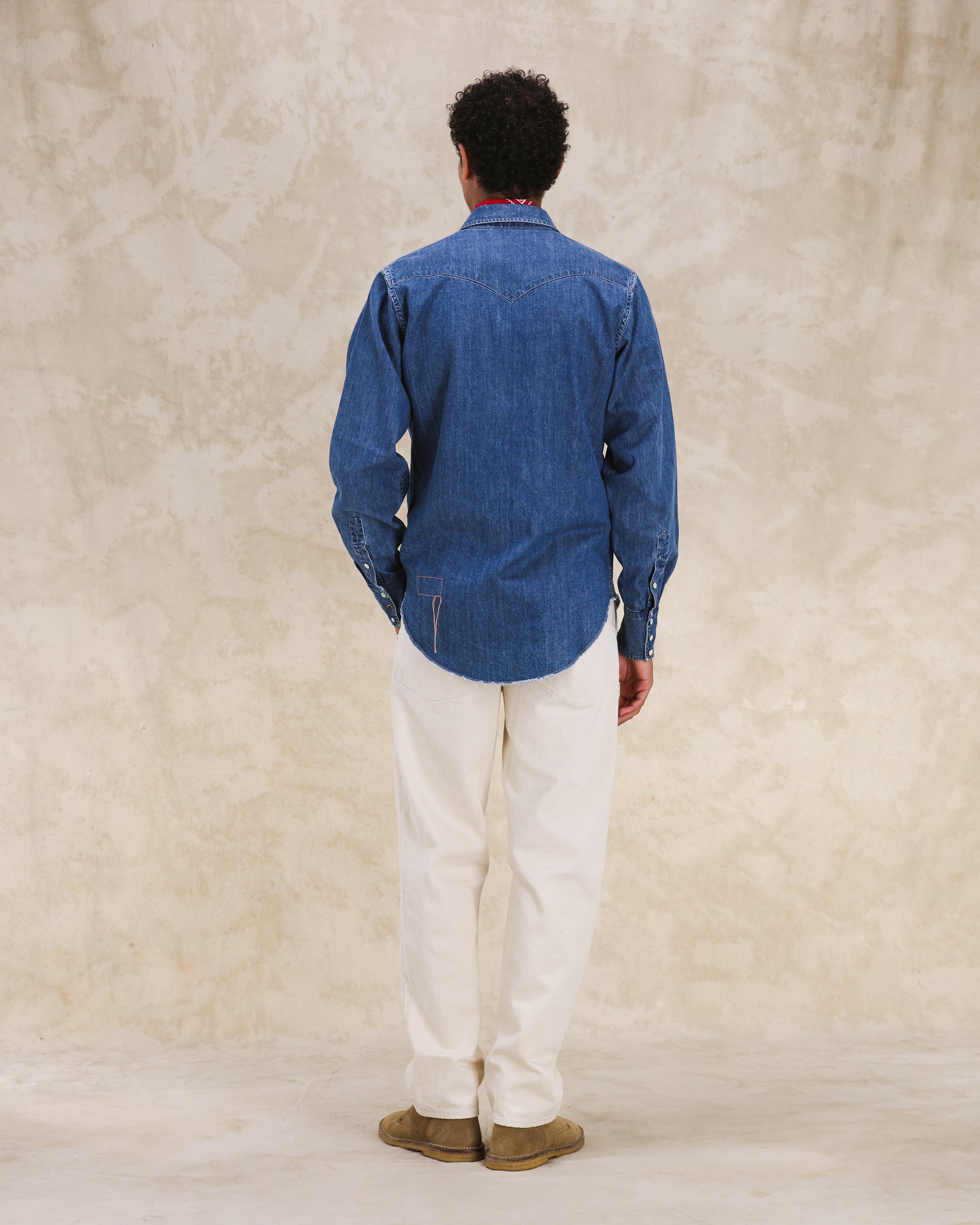 Yellowstone Camicia In Denim Stone Wash