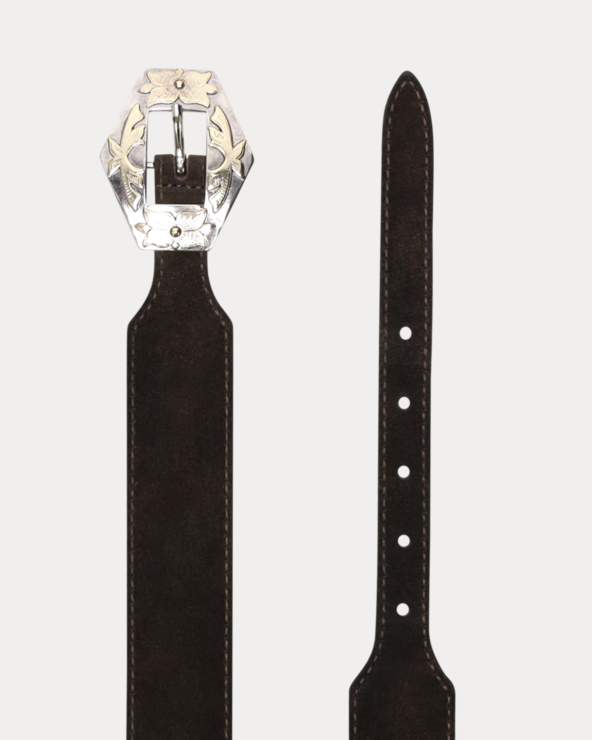 Yuchi Cintura in Pelle Scamosciata