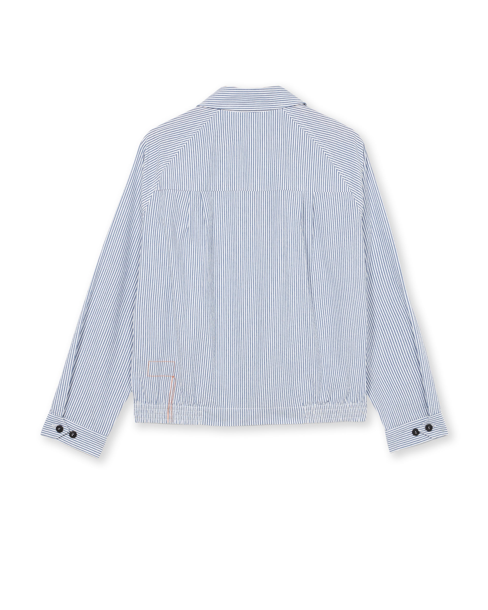 Zuma Giacca con Zip in Cotone Gessato