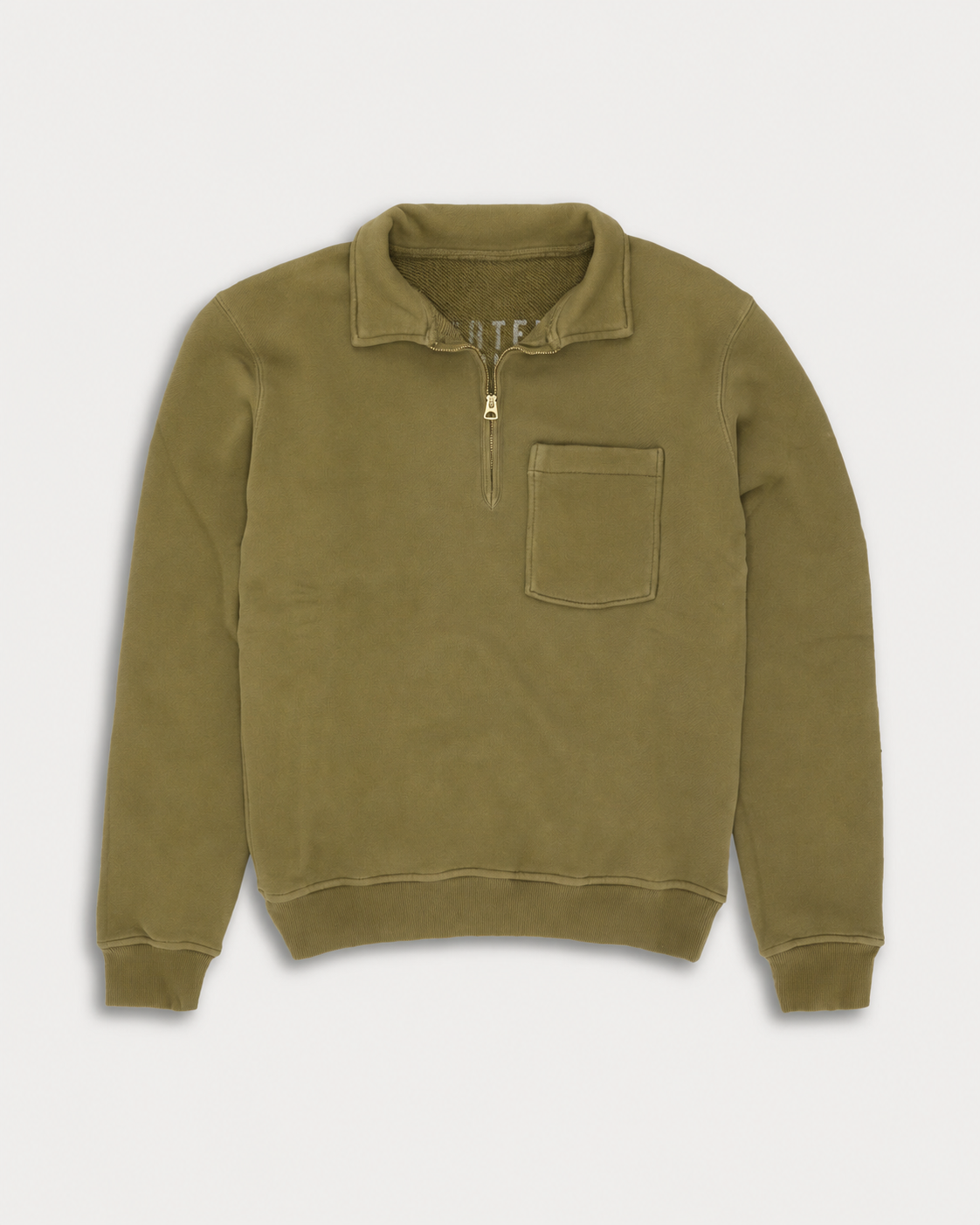 Yale Felpa In Jersey Felpato Con Colletto E Zip