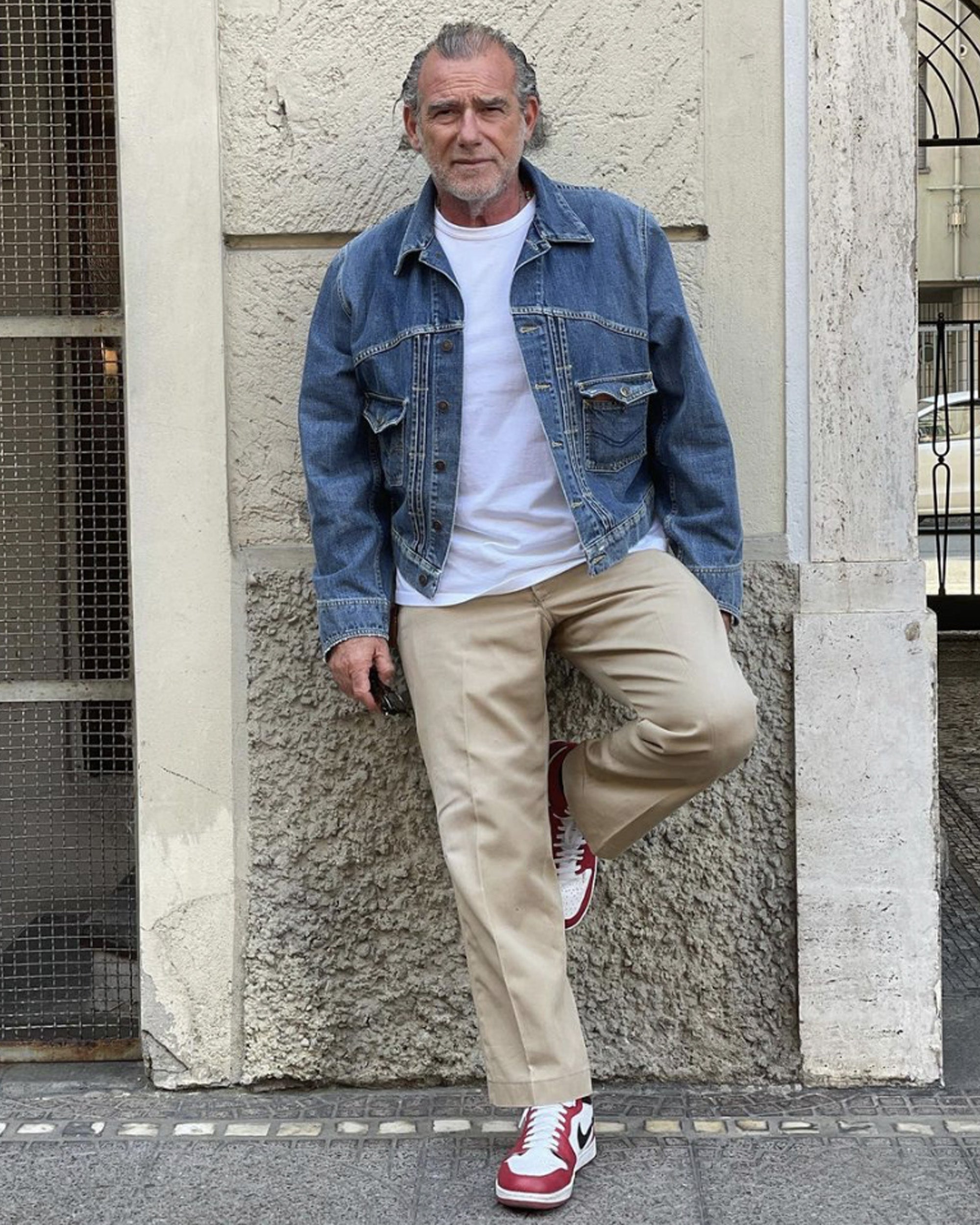 Bananastitchj Giacca in Denim Stone Wash