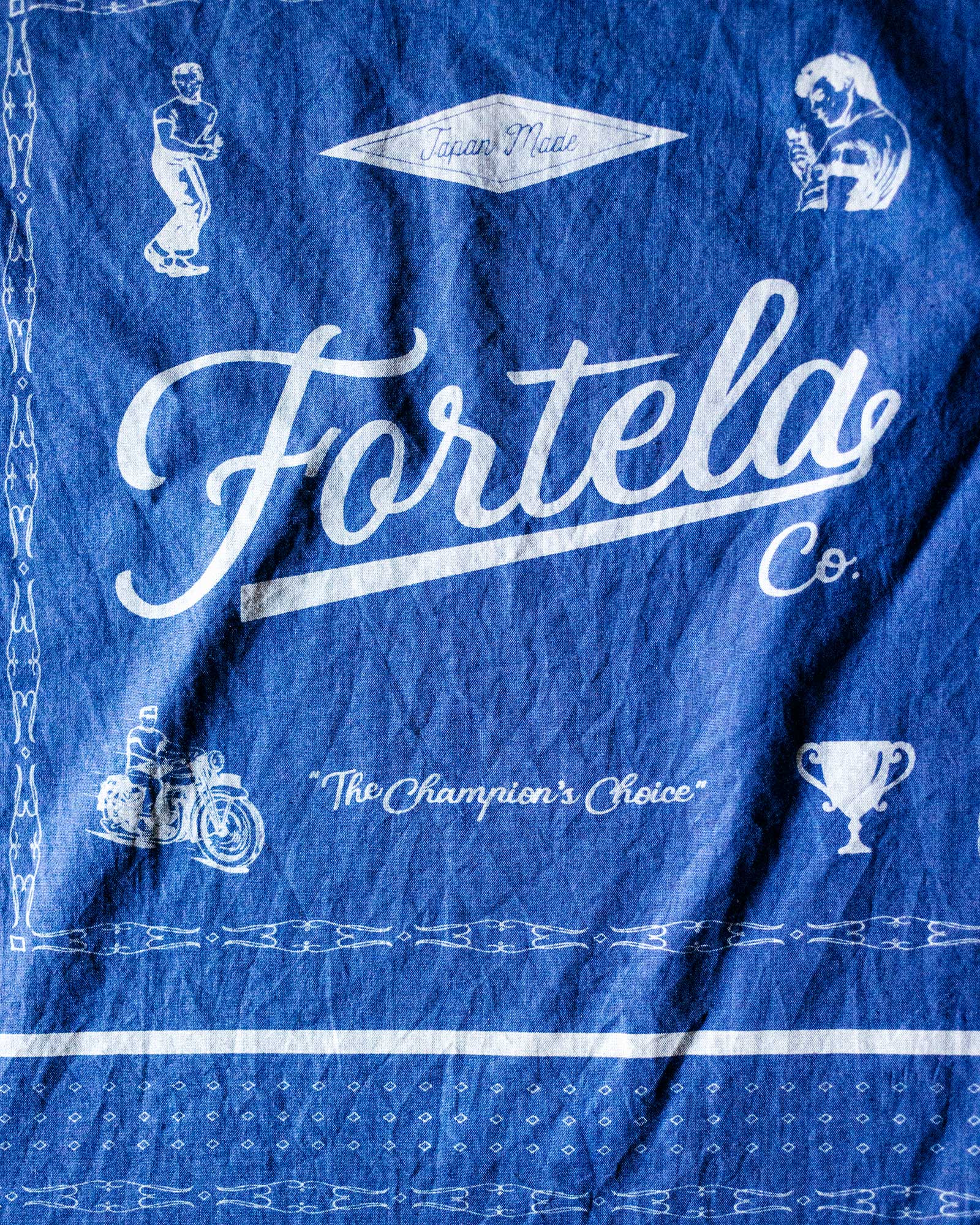 Bandana In Cotone con Stampa Logata