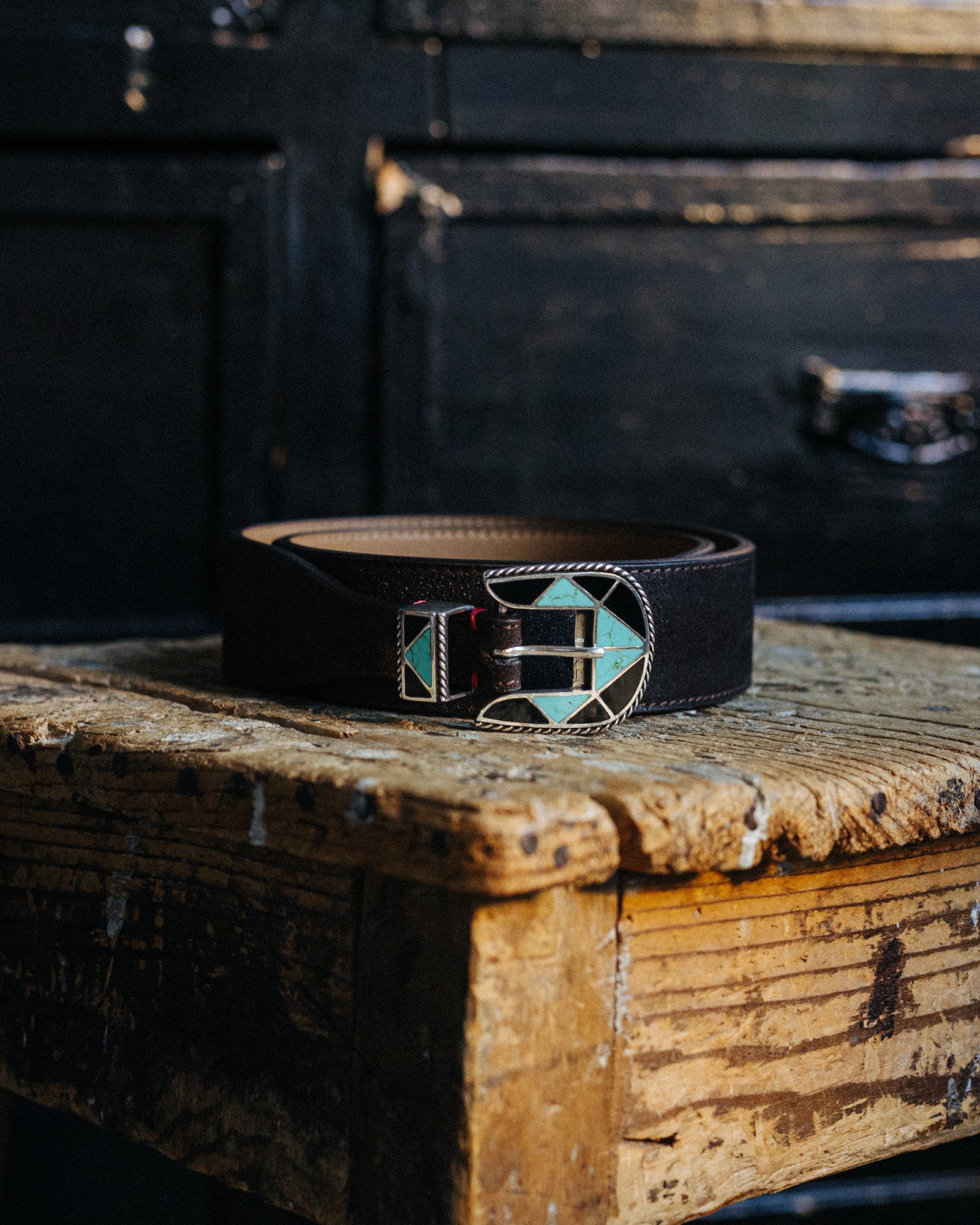 Kansas Cintura con Fibbia in Turchesi