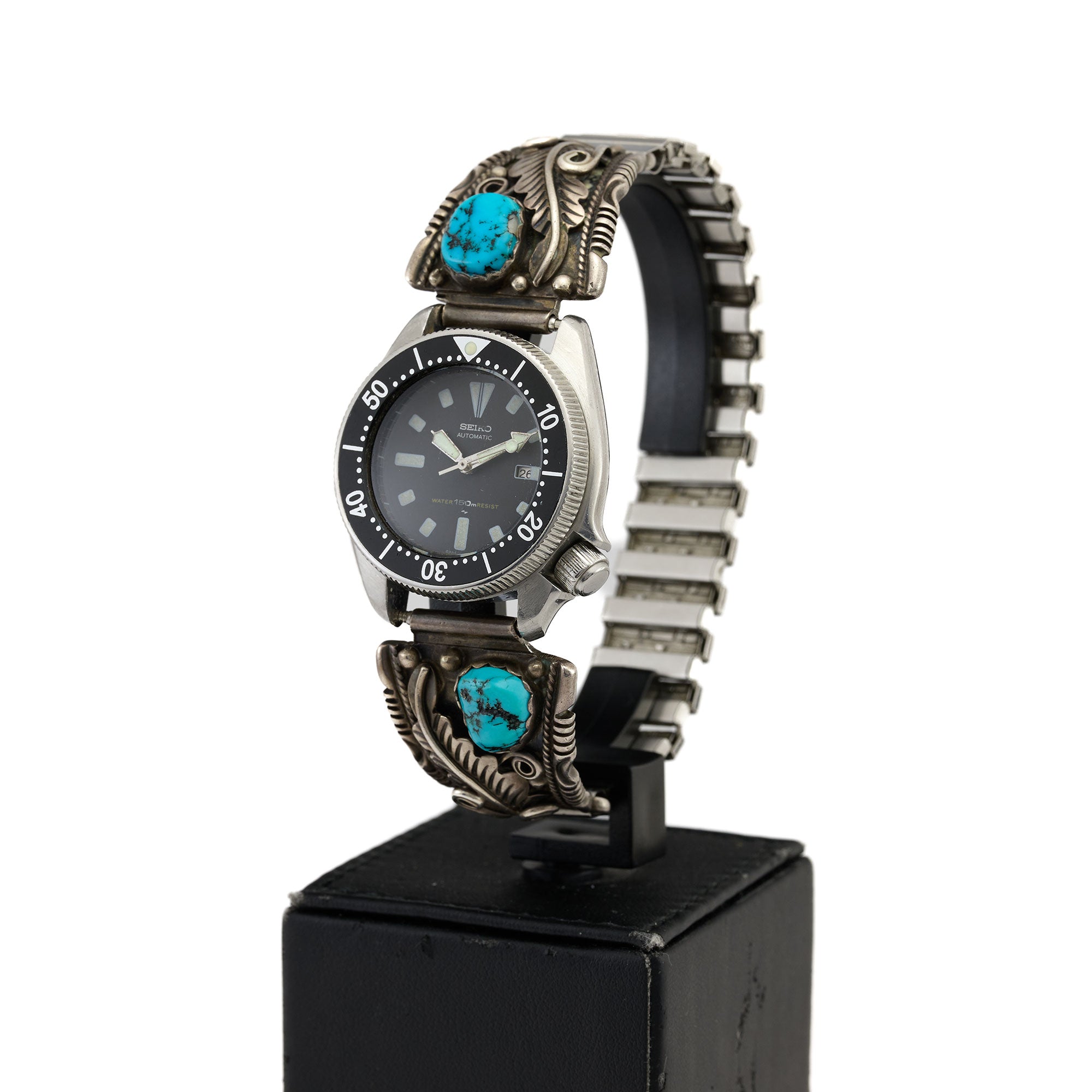 Seiko Baby BR5 Cinturino Navajo Quadrante Nero