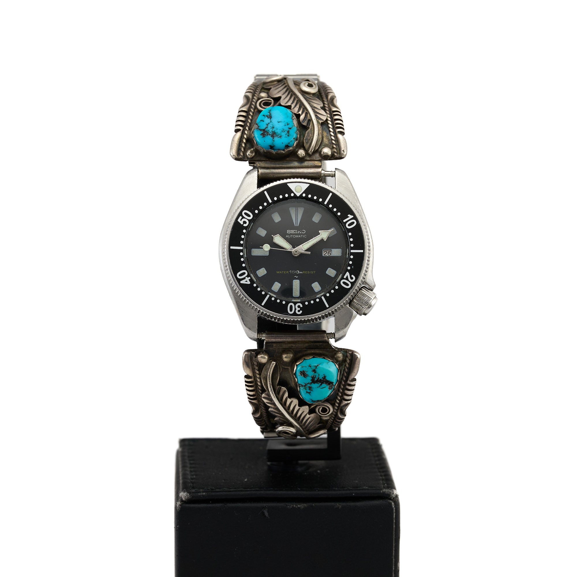 Seiko Baby BR5 Cinturino Navajo Quadrante Nero