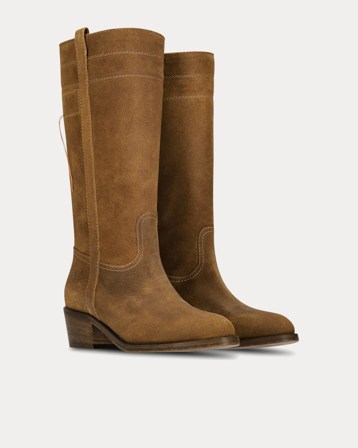 Camperos High Leg Suede Leather Boots