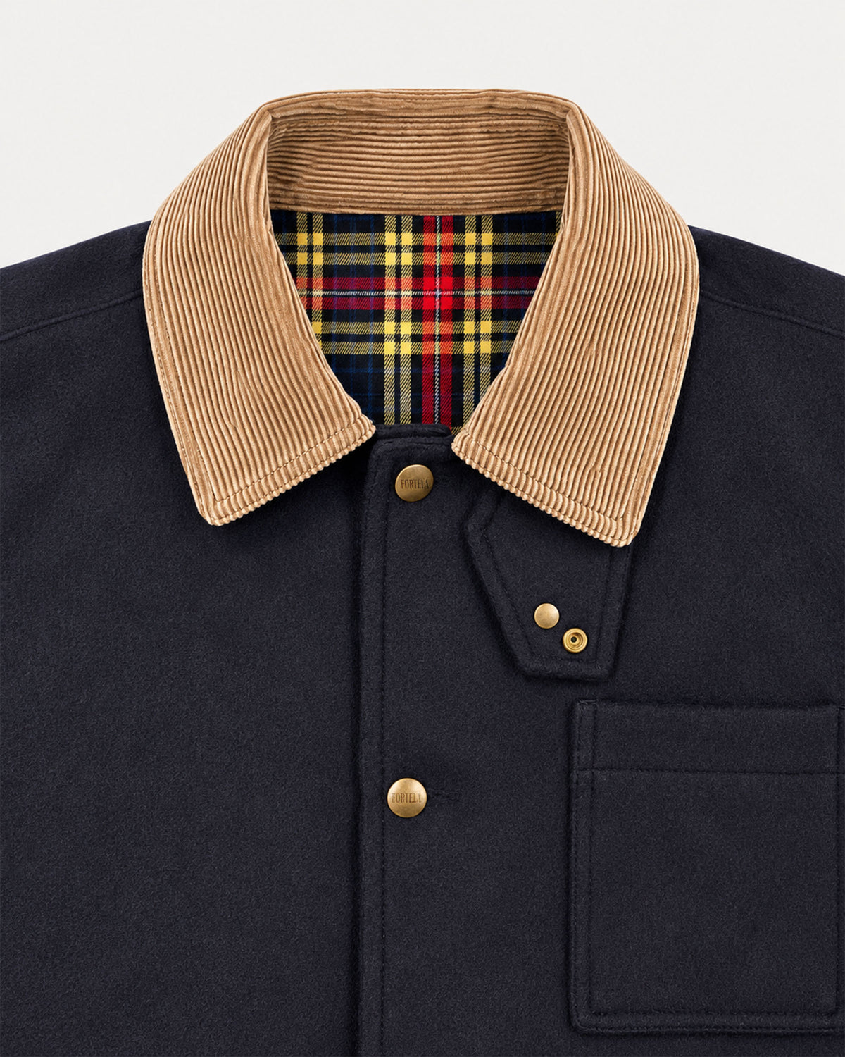 The Cacciatore Jacket in Casentino Virgin Wool - Manteco x Fortela