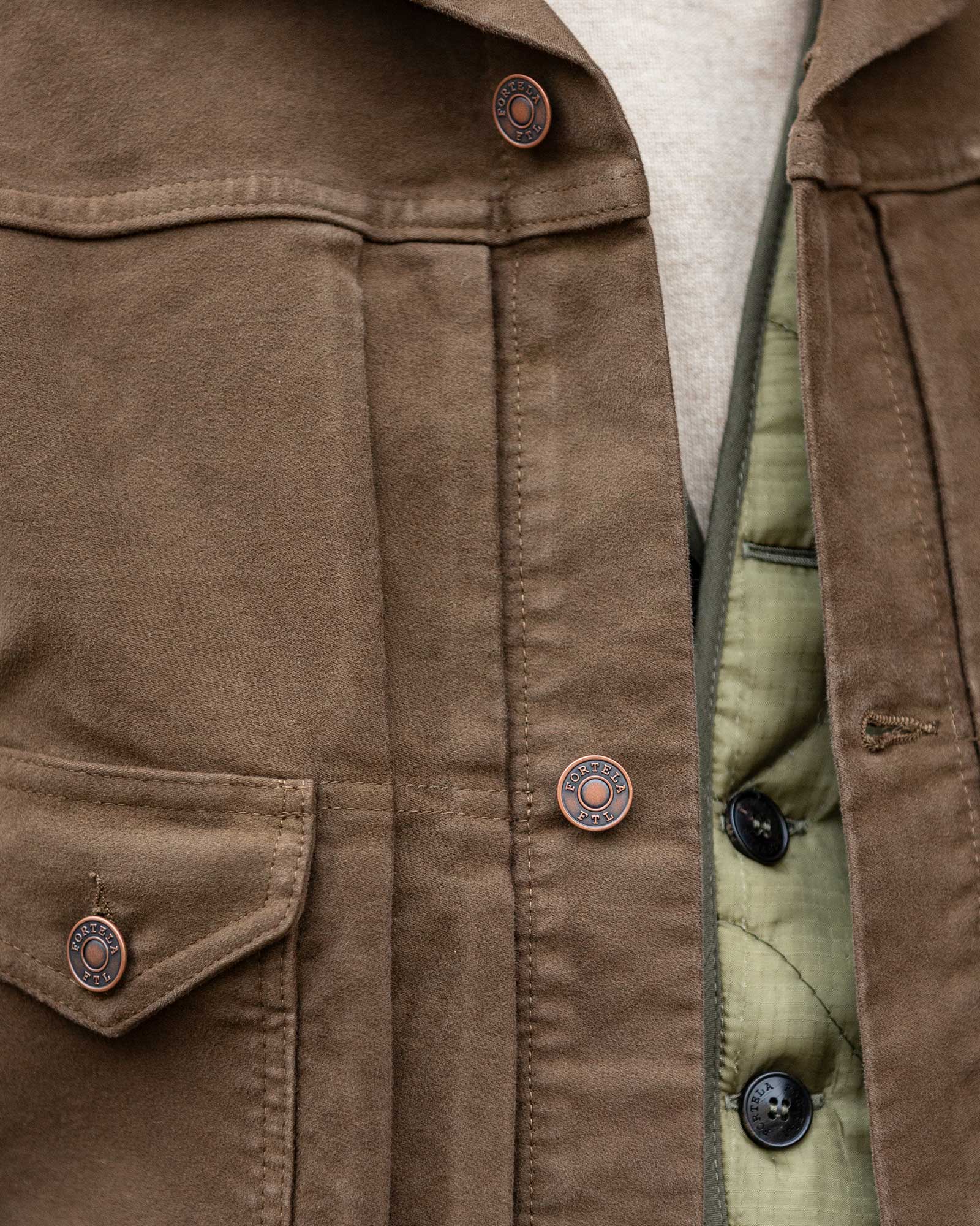 Ncyclet Giacca in Moleskin