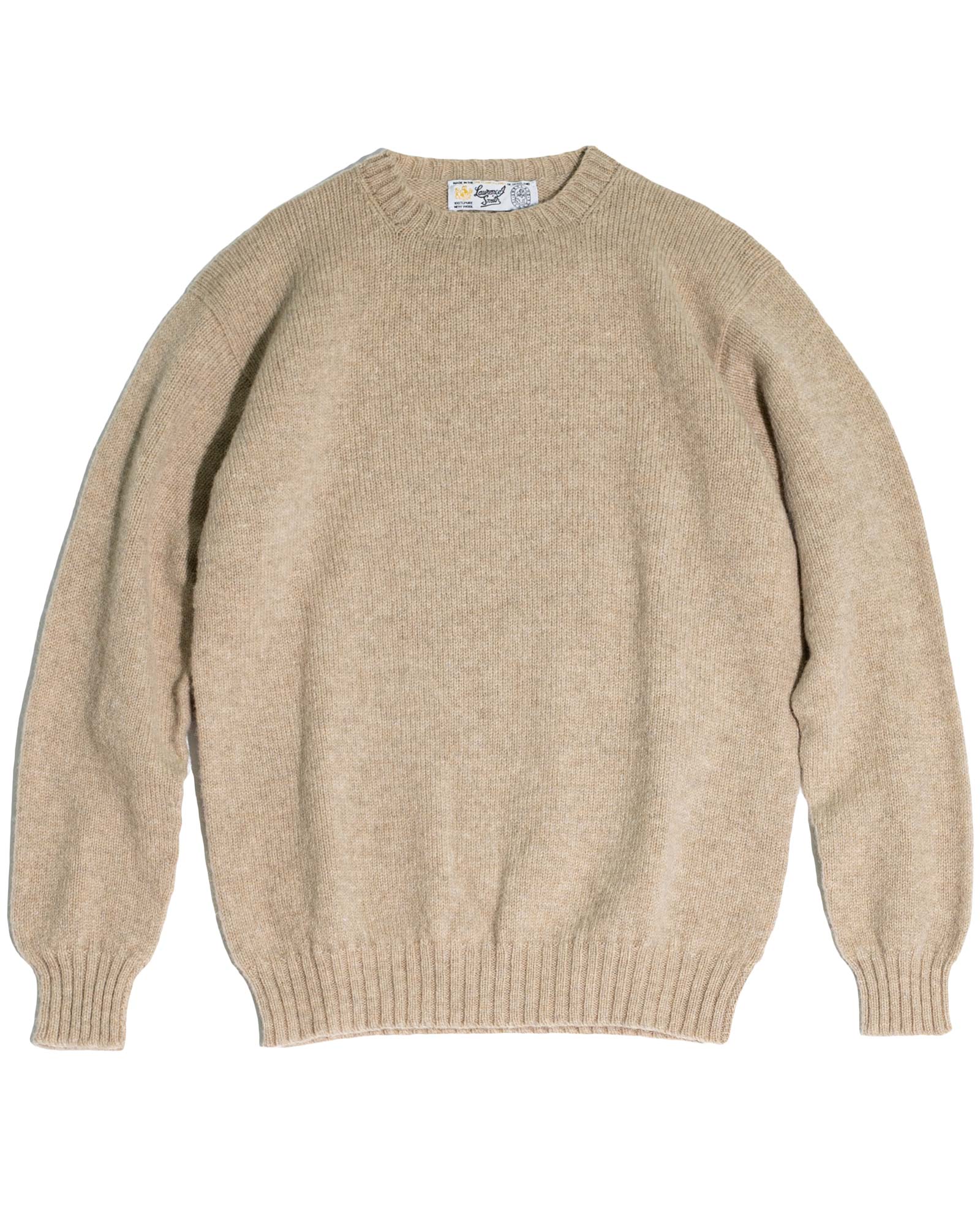 Shetlandcrewneck Maglione Girocollo In Lana