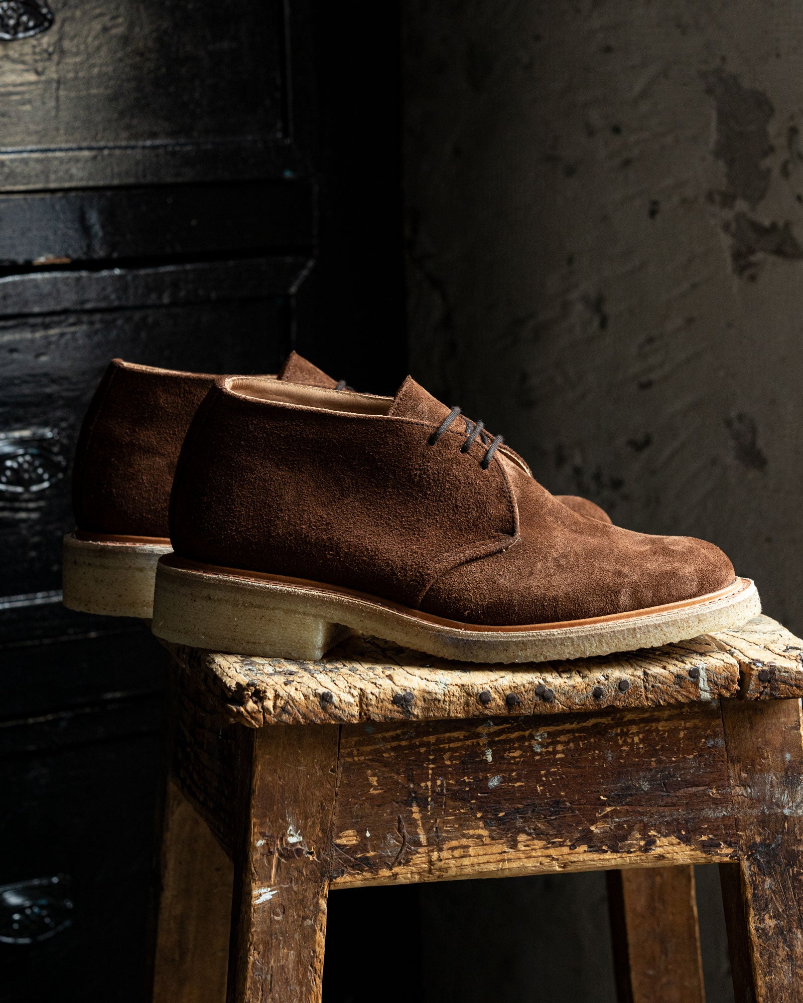 Trickers x Fortela Stivali in Pelle Scamosciata