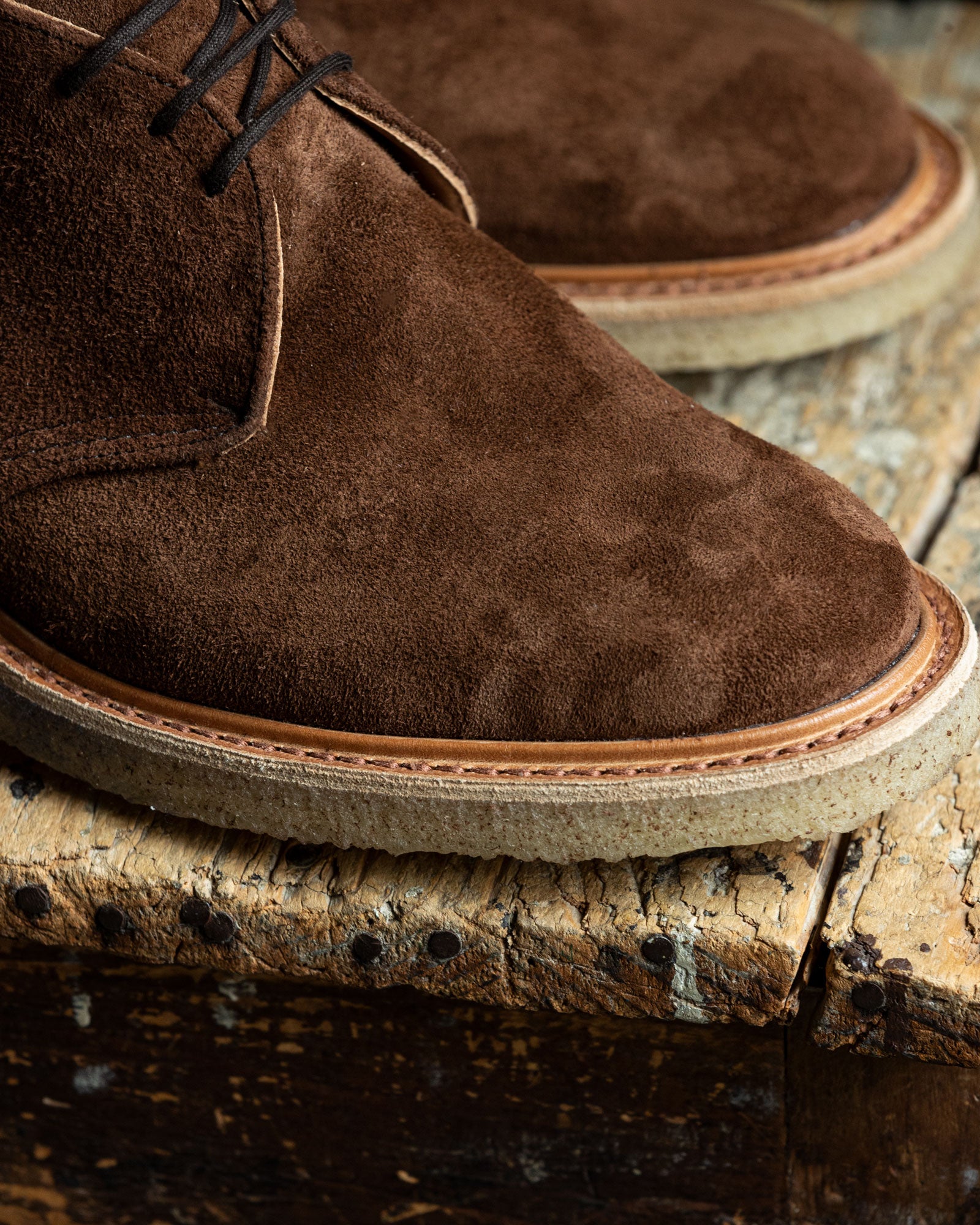 Trickers x Fortela Stivali in Pelle Scamosciata