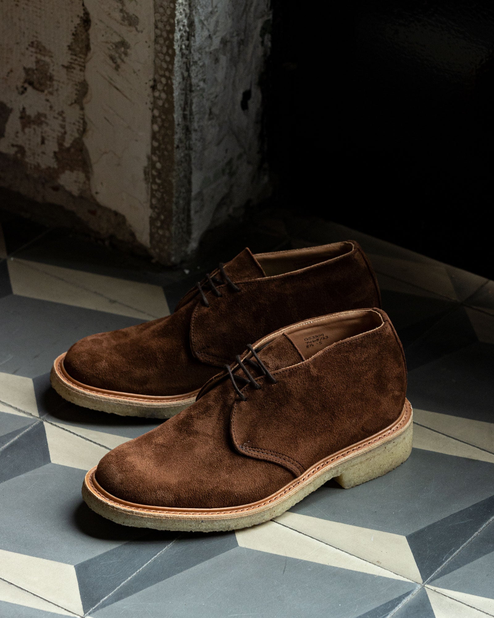 Trickers x Fortela Stivali in Pelle Scamosciata