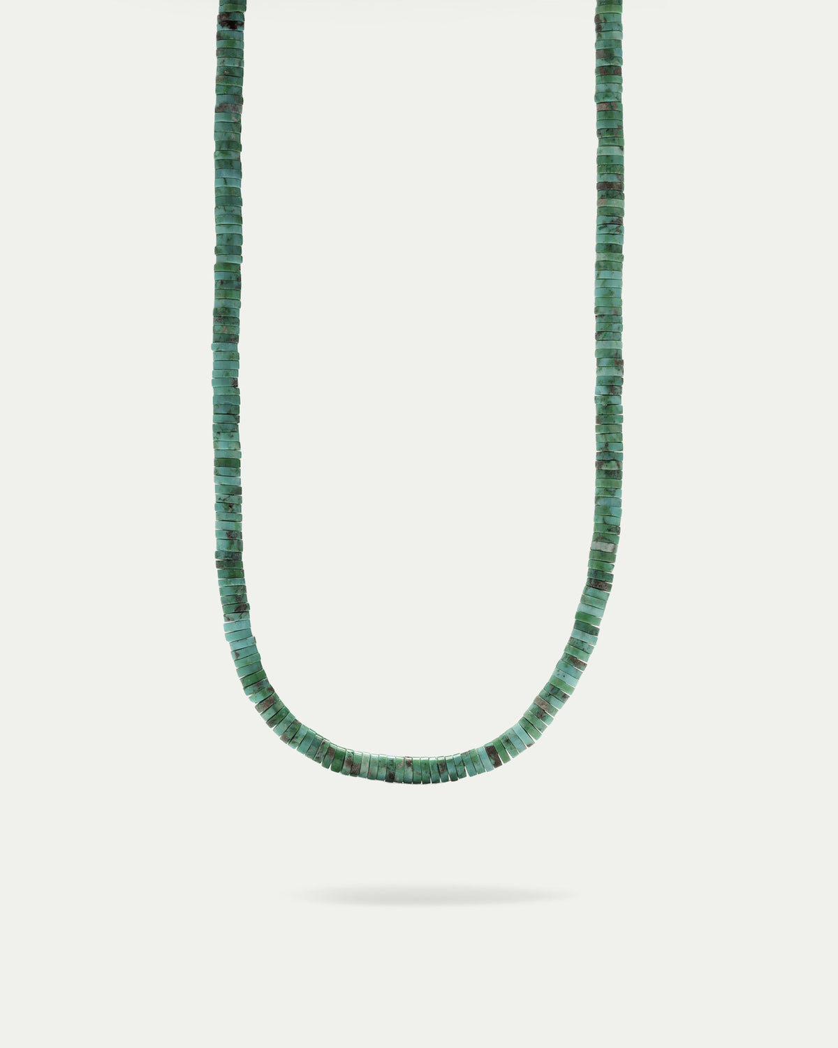 Collana di Perline in Turchese Naturale - 20cm