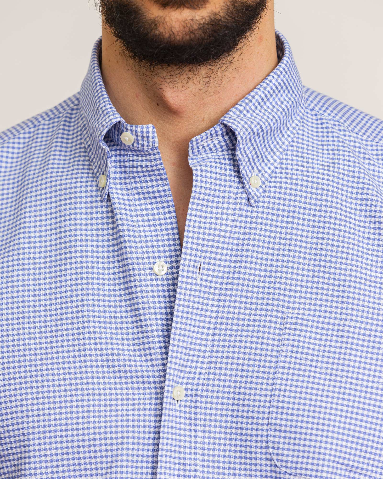 King Camicia Classica In Cotone