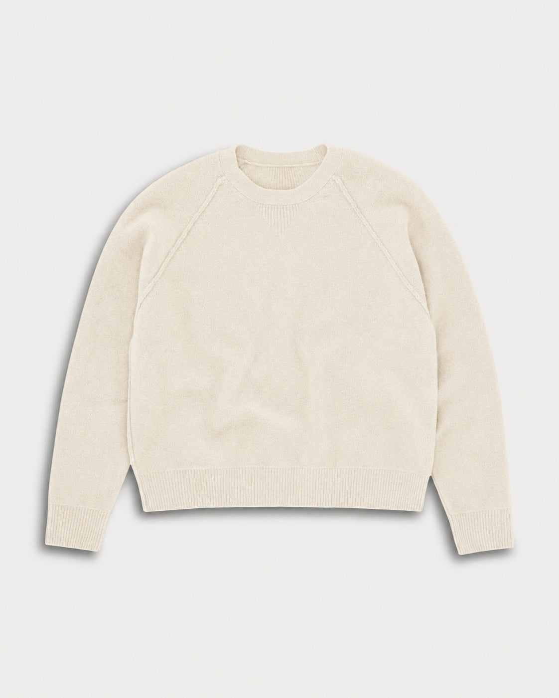 Harvard Wool Crewneck Sweater with Raglan Sleeves
