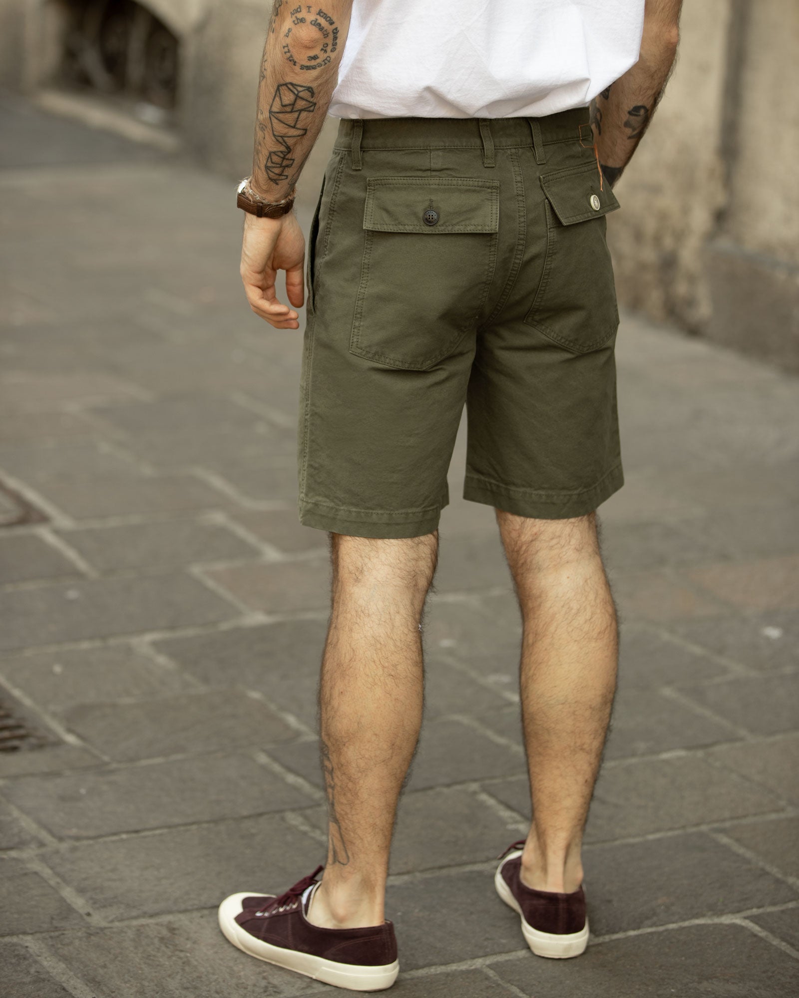 Rebelt Bermuda Con Tasche In Cotone