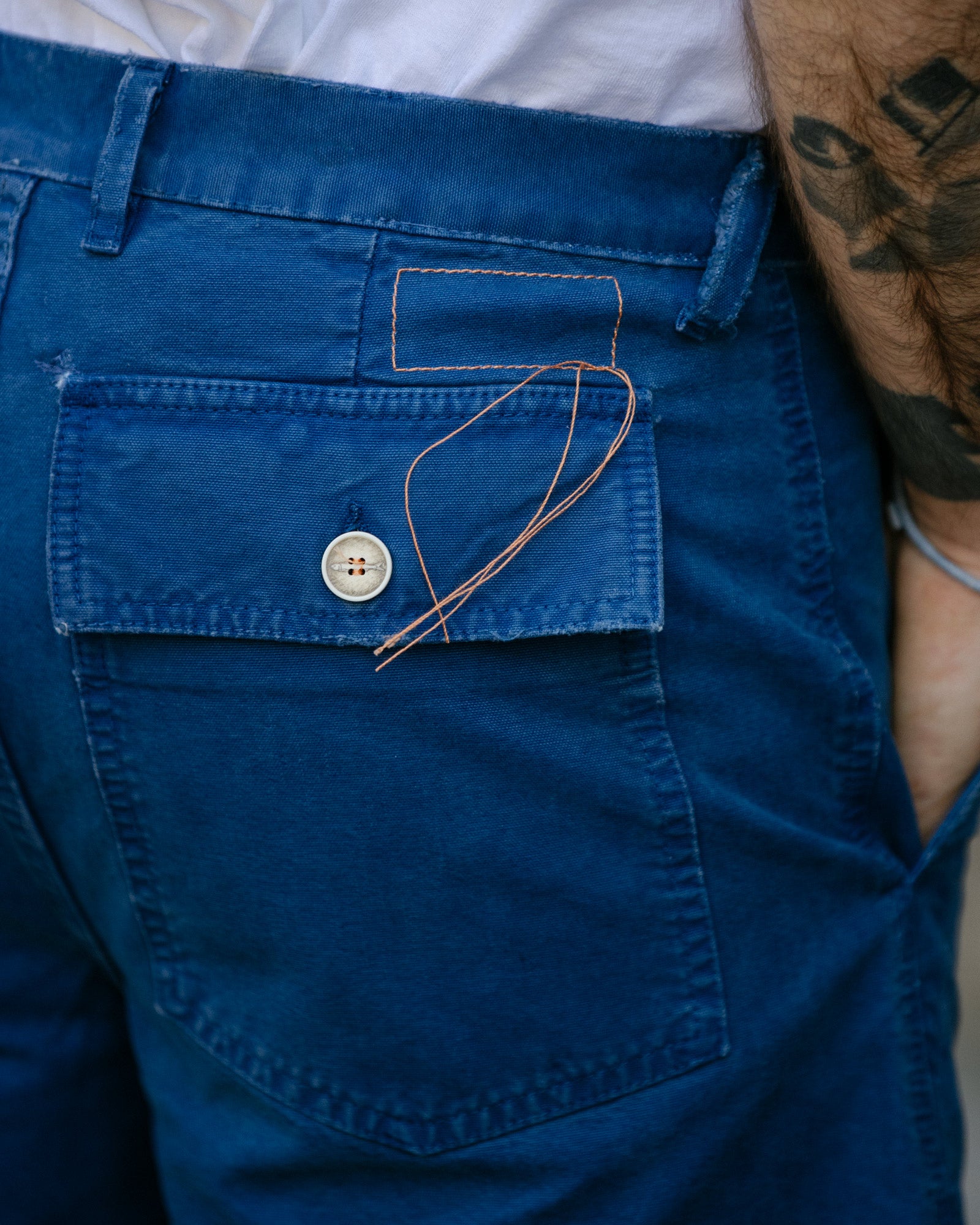 Rebelt Bermuda Con Tasche In Cotone