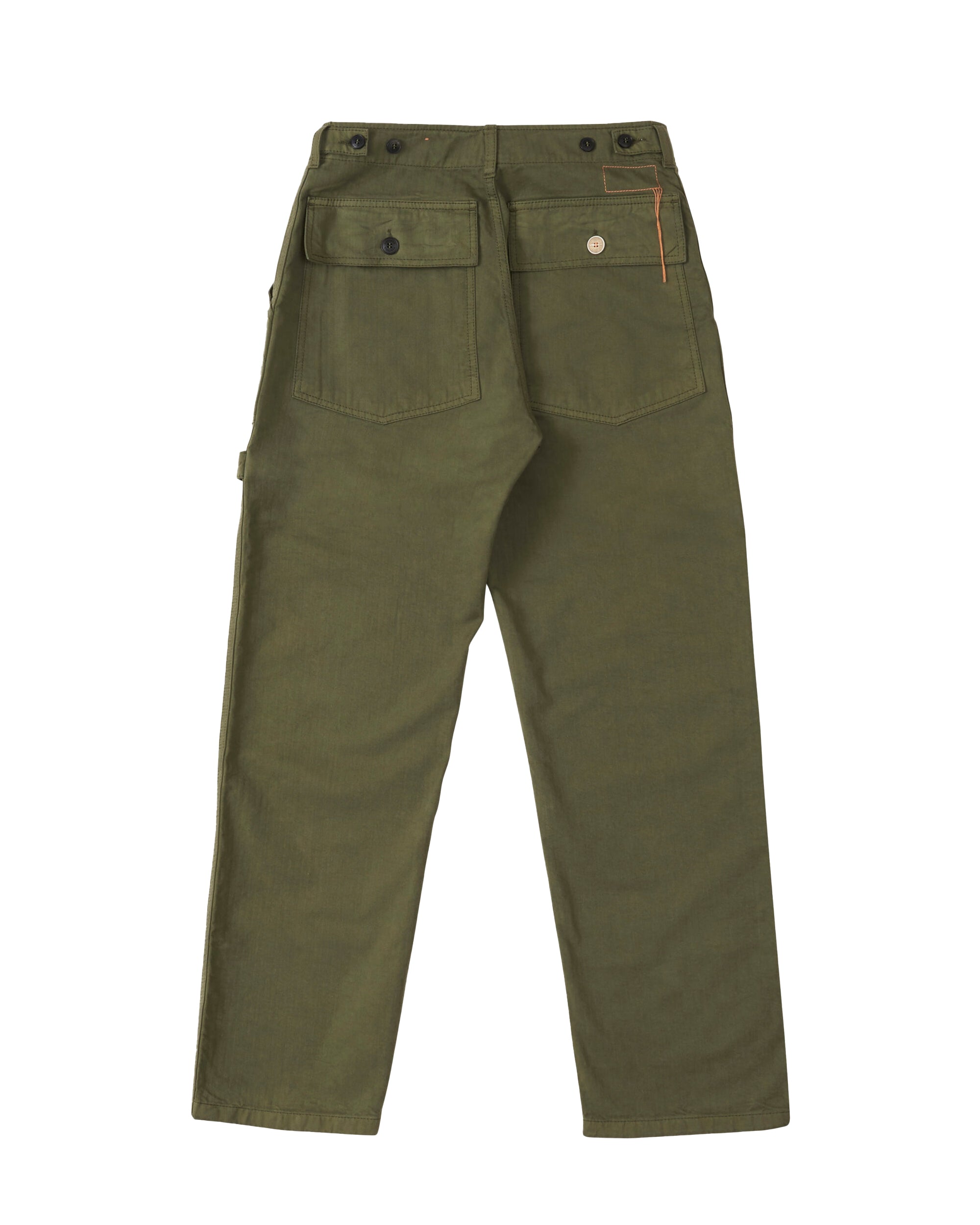 Jerryt Pantaloni Fatigue In Herringbone Di Cotone