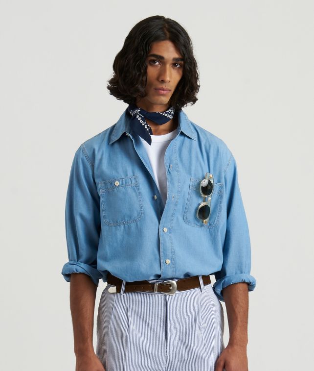 Workj Camicia In Chambray